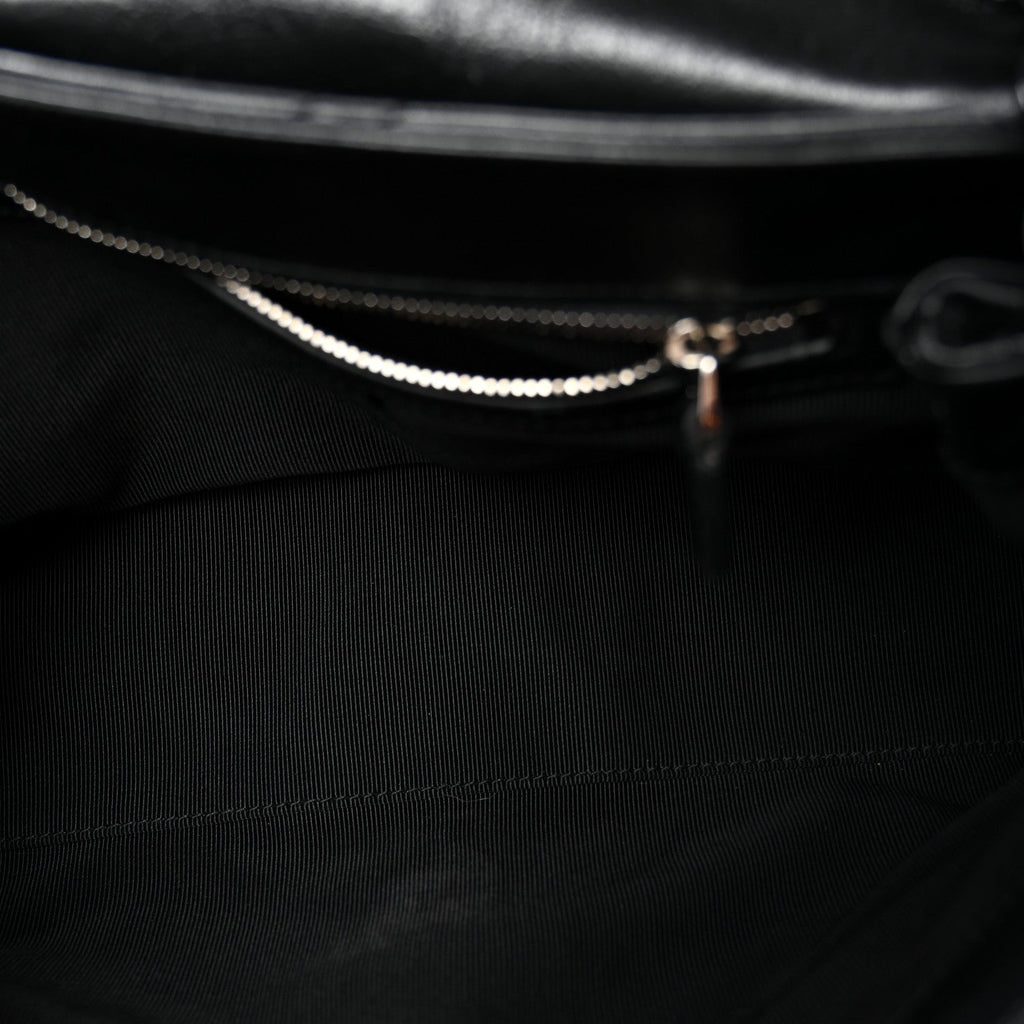 Soft Calfskin Matelasse Medium GG Marmont Shoulder Bag Black