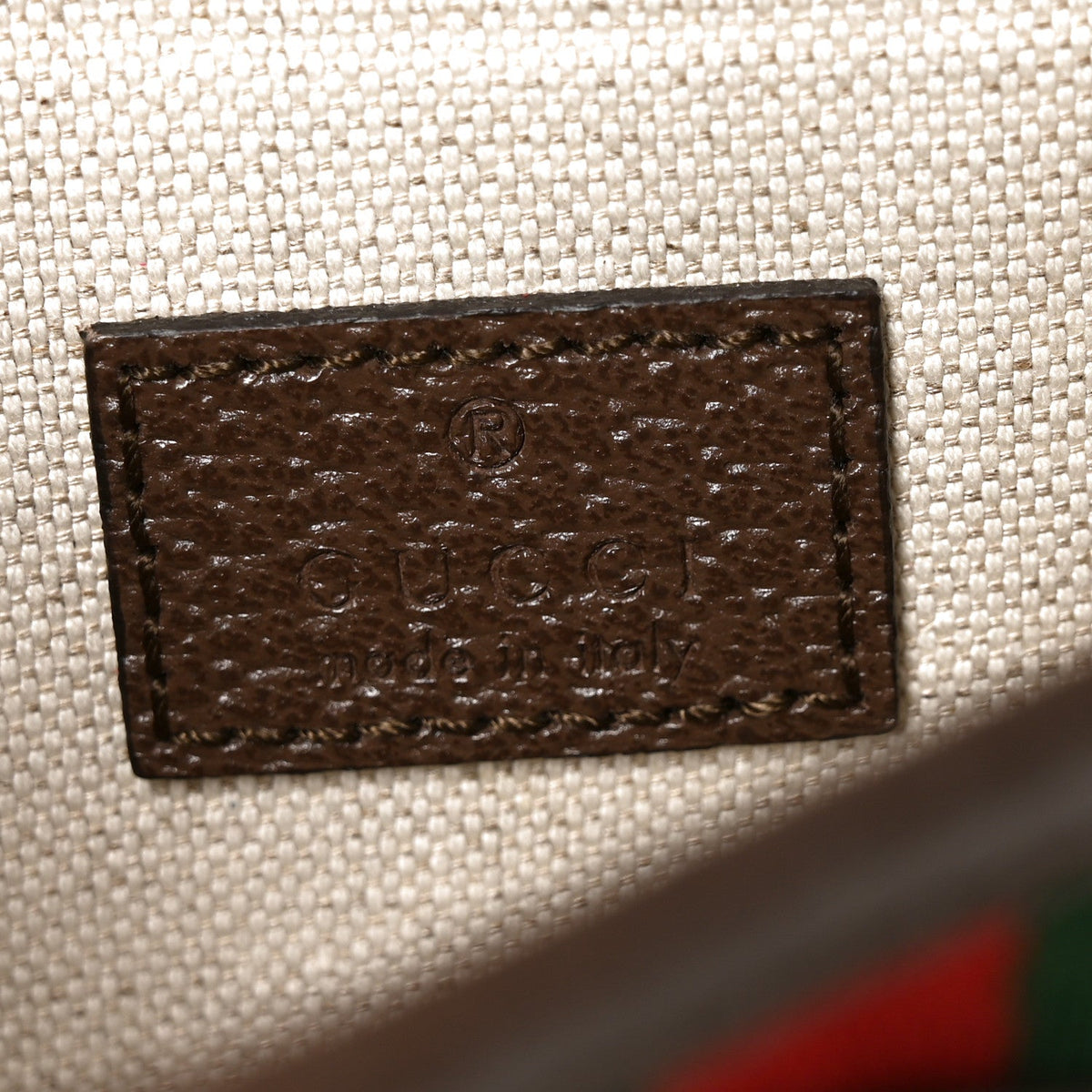 GG Supreme Monogram Web Small Ophidia Belt Bag Brown