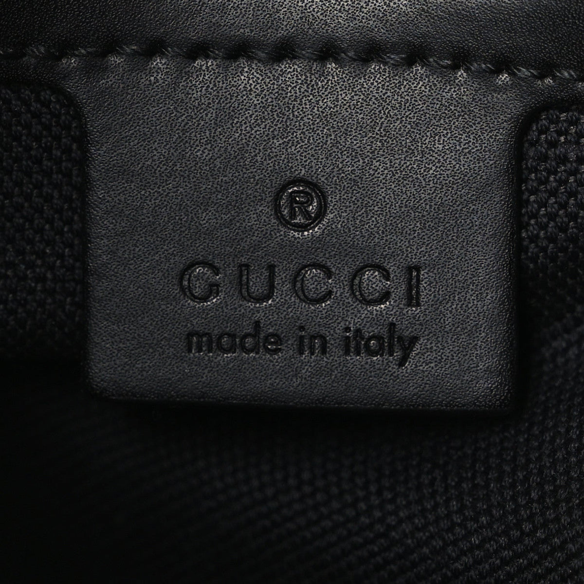GG Supreme Monogram Appia Calfskin Web Flat Messenger Bag Black Grey