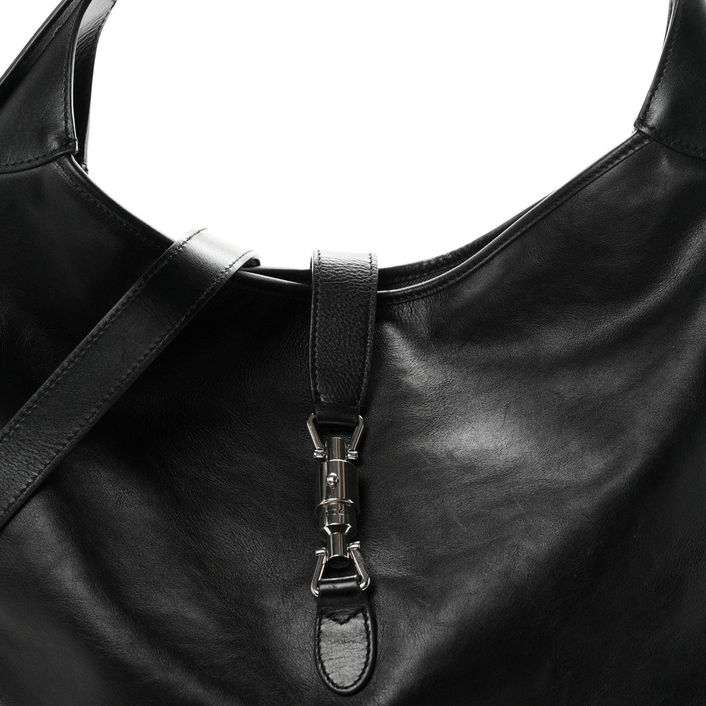 Calfskin Large Jackie 1961 Shoulder Bag Black