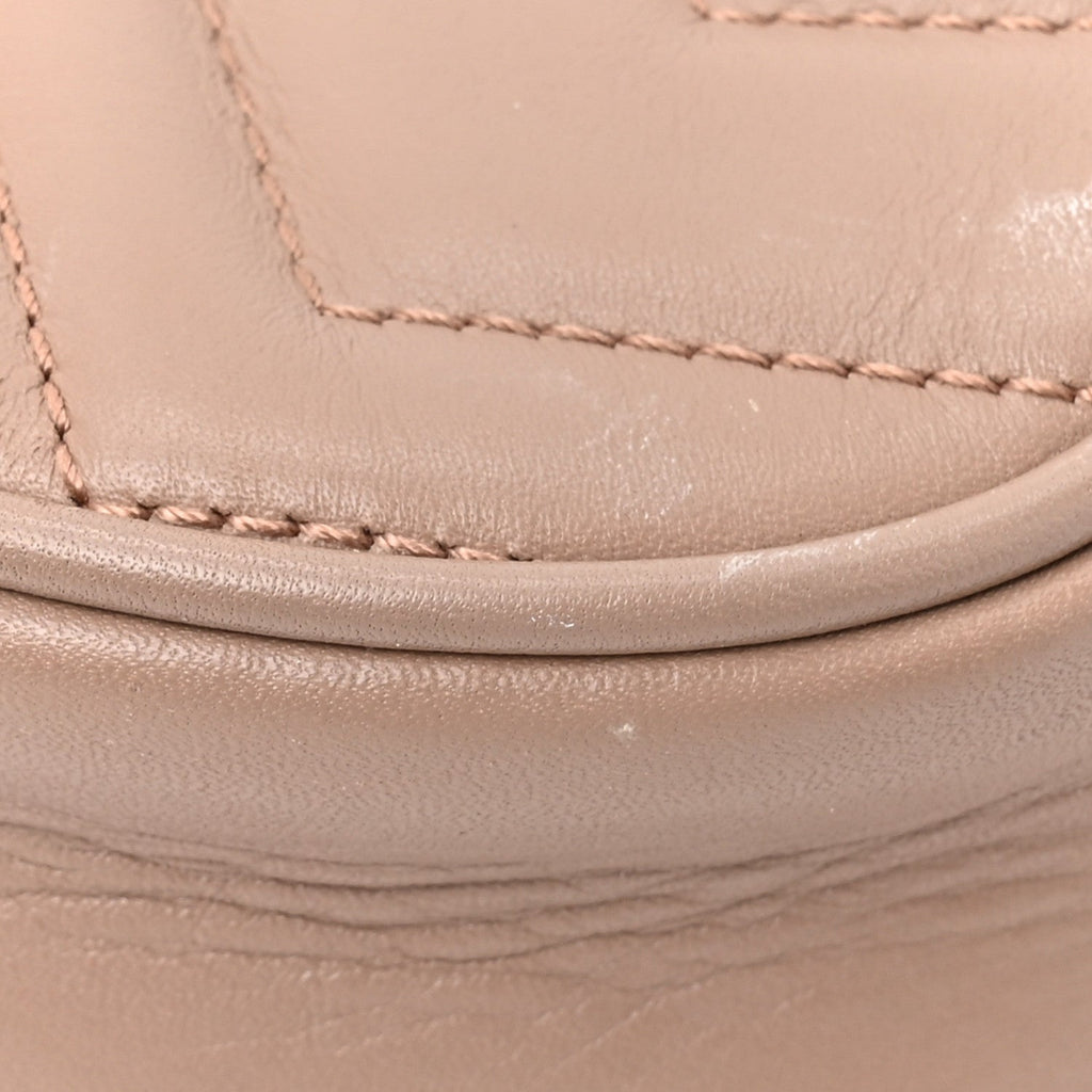 Calfskin Matelasse GG Marmont Belt Bag 95 38 95 38 Porcelain Rose