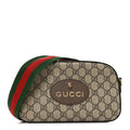 GG Supreme Monogram Web Neo Vintage Shoulder Bag Beige New Acero Crop