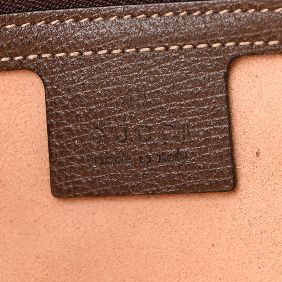 GG Supreme Monogram Web Small Ophidia Shoulder Bag Brown