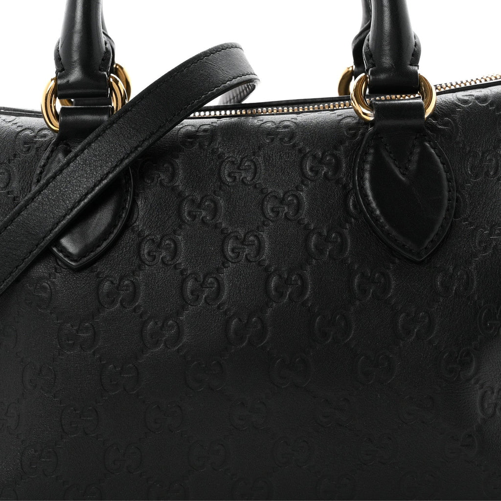 Guccissima Signature Boston Black