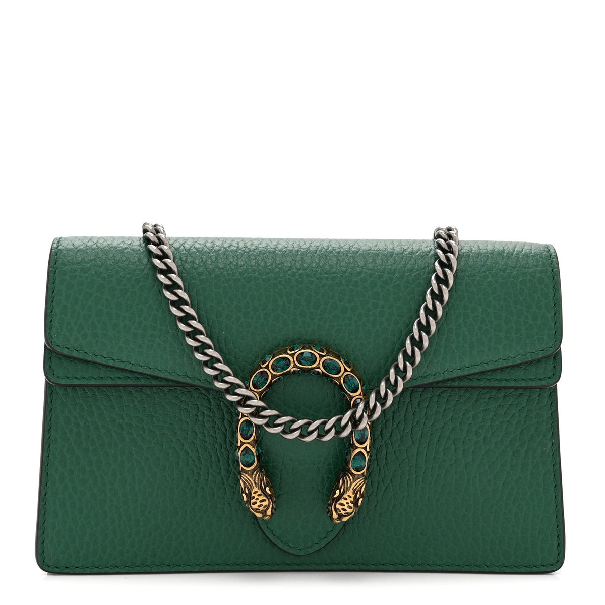 Calfskin Super Mini Dionysus Shoulder Bag Emerald