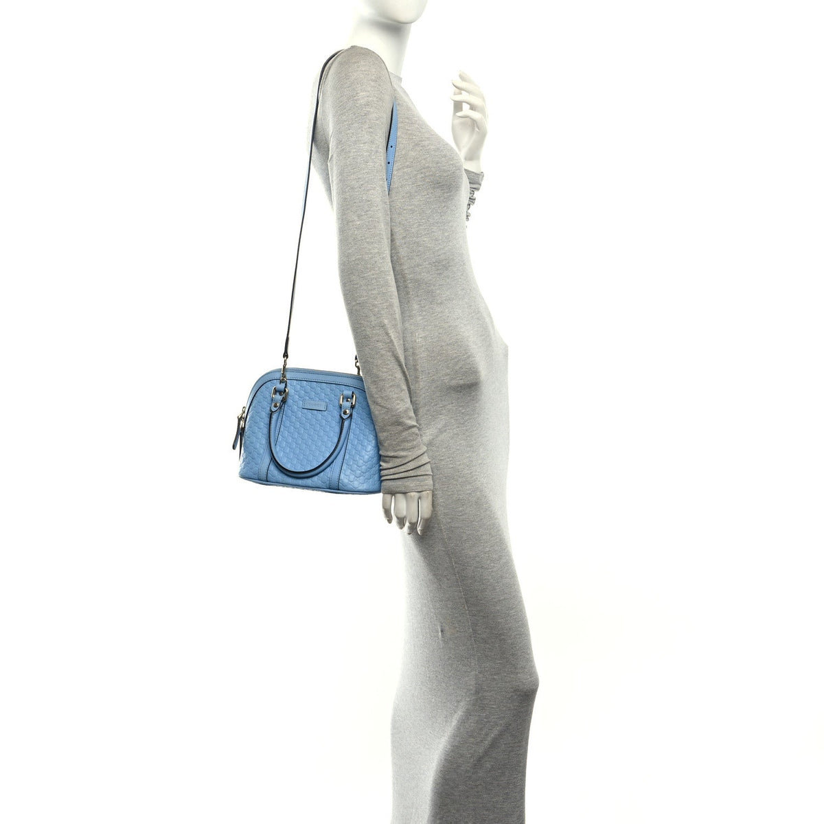 Microguccissima Mini Dome Bag Mineral Blue
