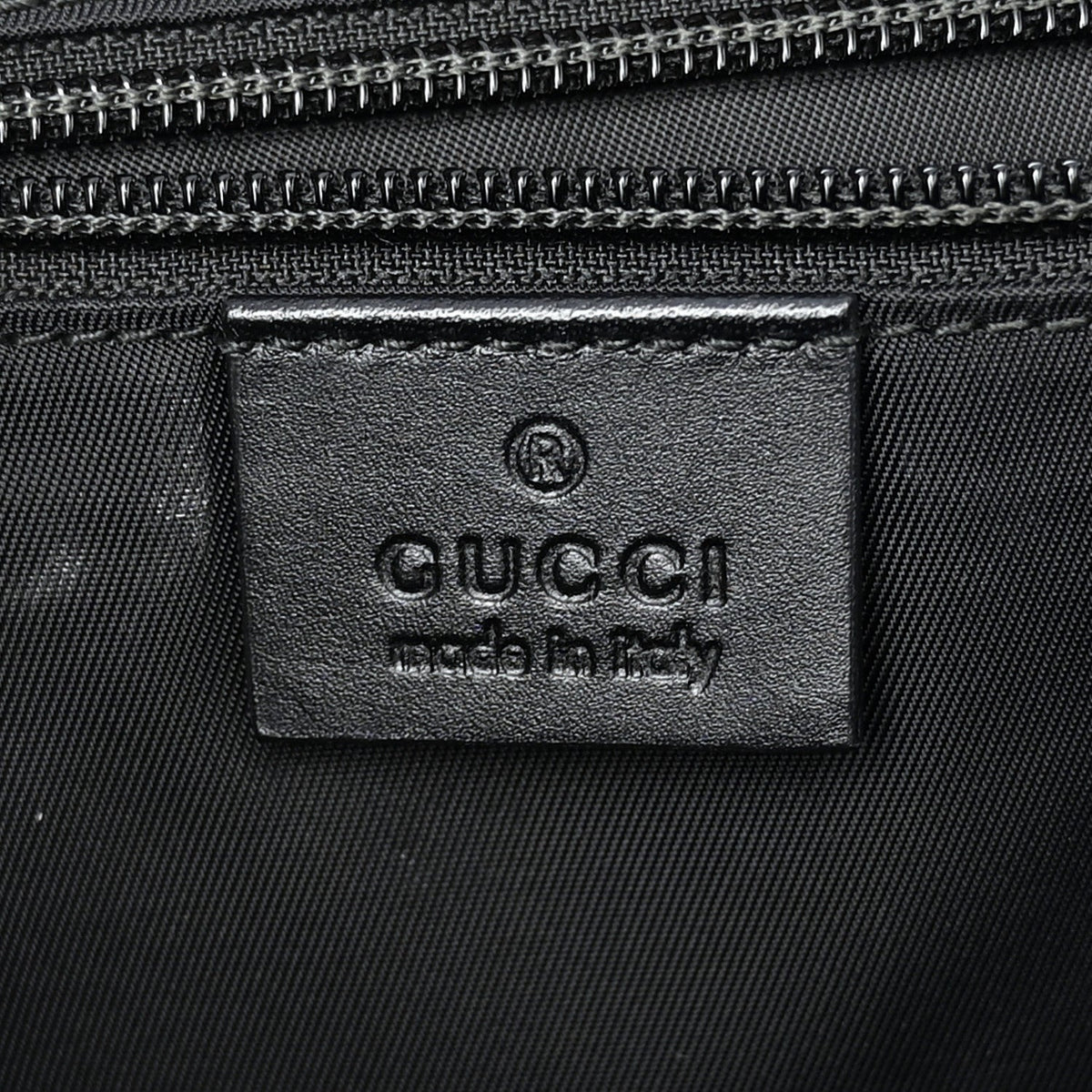 GG Supreme Monogram Web Flap Messenger Bag Black