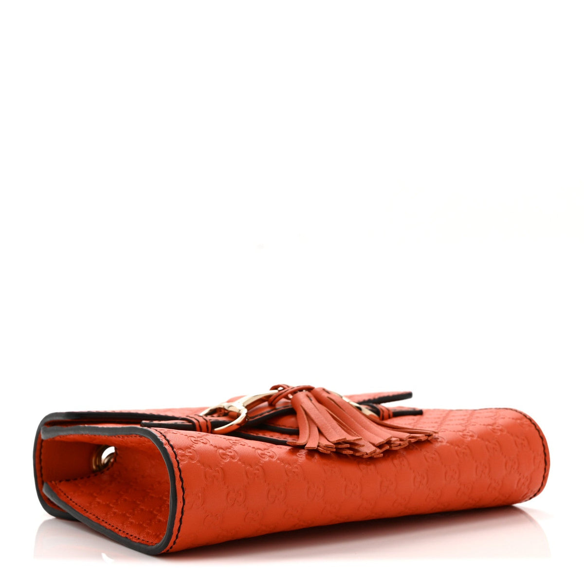 Soft Microguccissima Mini Emily Chain Shoulder Bag Sun Orange