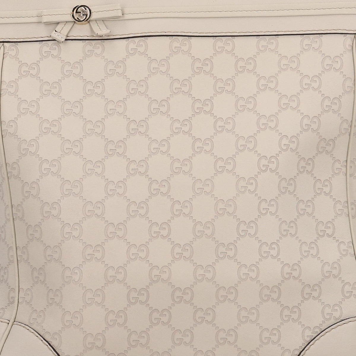 Guccissima Medium Mayfair Tote Off White