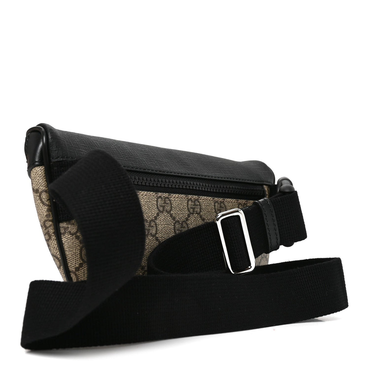 GG Supreme Monogram Belt Bag Black