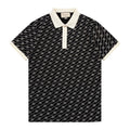 Gucci Black T-shirt with a collar