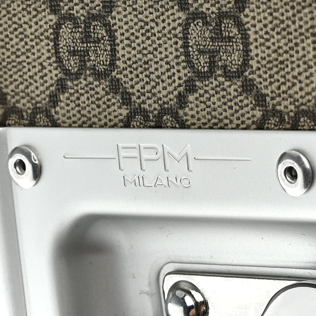 GG Supreme Monogram Porter Cabin Plus Suitcase Beige Dark Brown Supreme
