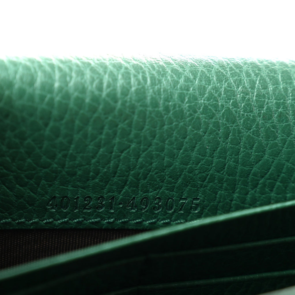 Calfskin Mini Dionysus Chain Wallet Emerald