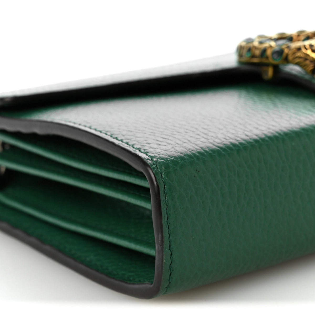 Calfskin Mini Dionysus Chain Wallet Emerald