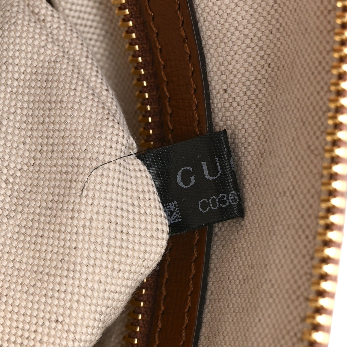 GG Supreme Monogram Azalea Calfskin Small Horsebit 1955 Top Handle Bag Beige Ebony Brown Sugar