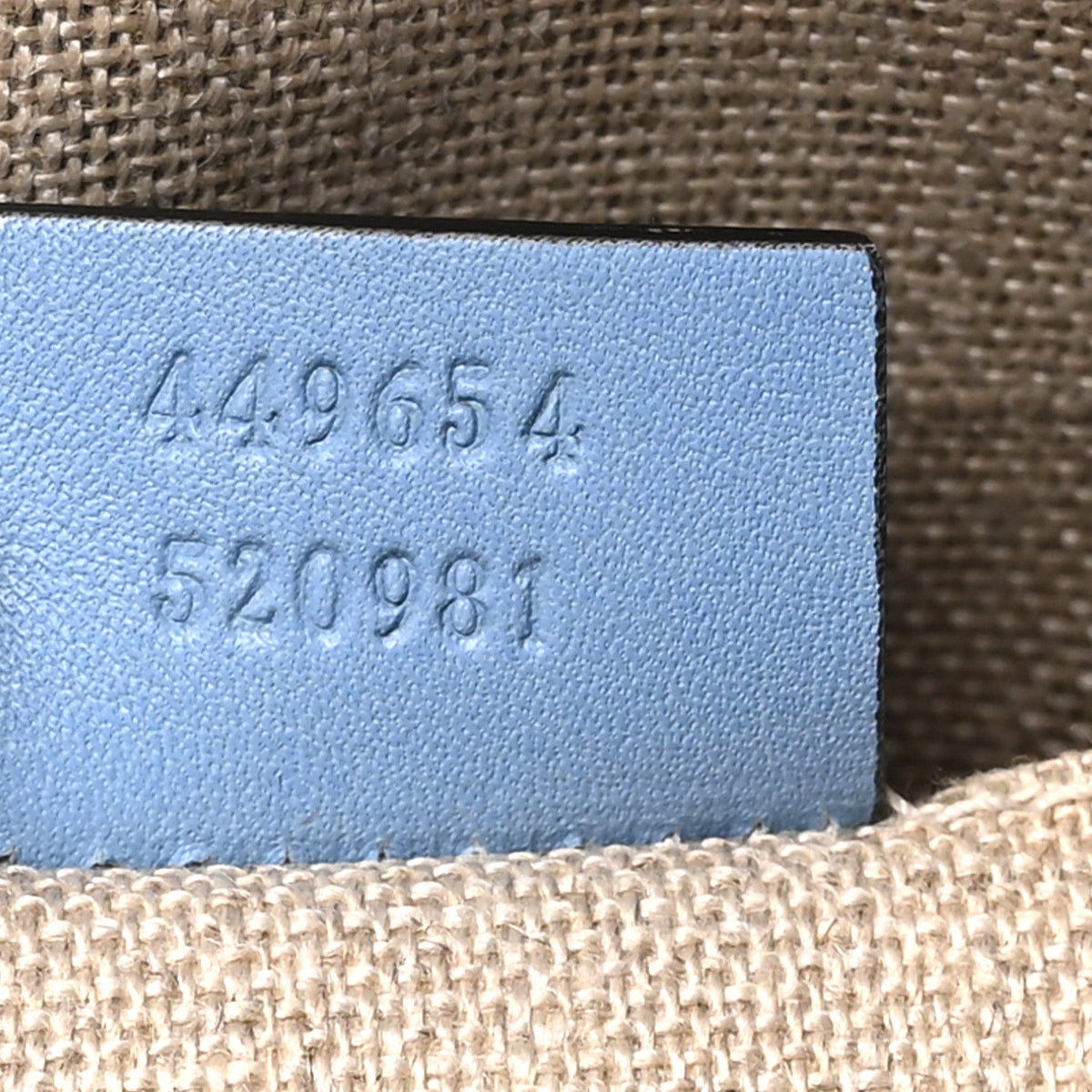 Microguccissima Mini Dome Bag Mineral Blue