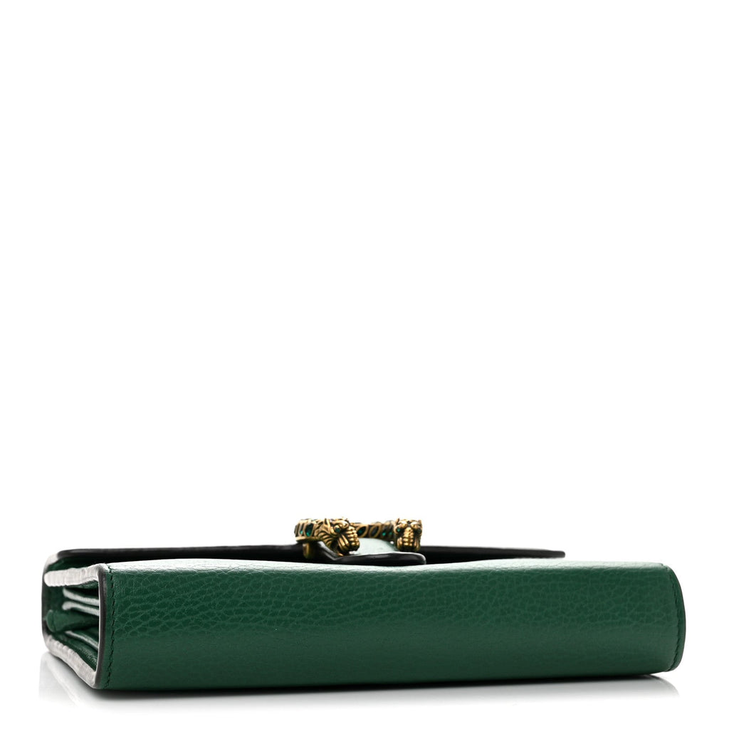 Calfskin Mini Dionysus Chain Wallet Emerald