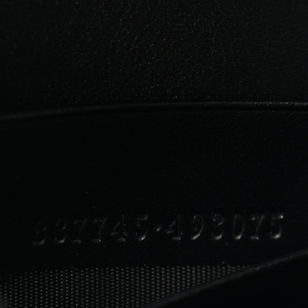 Calfskin Matelasse GG Marmont Chain Wallet Black
