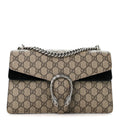 GG Supreme Monogram Small Dionysus Shoulder Bag Black