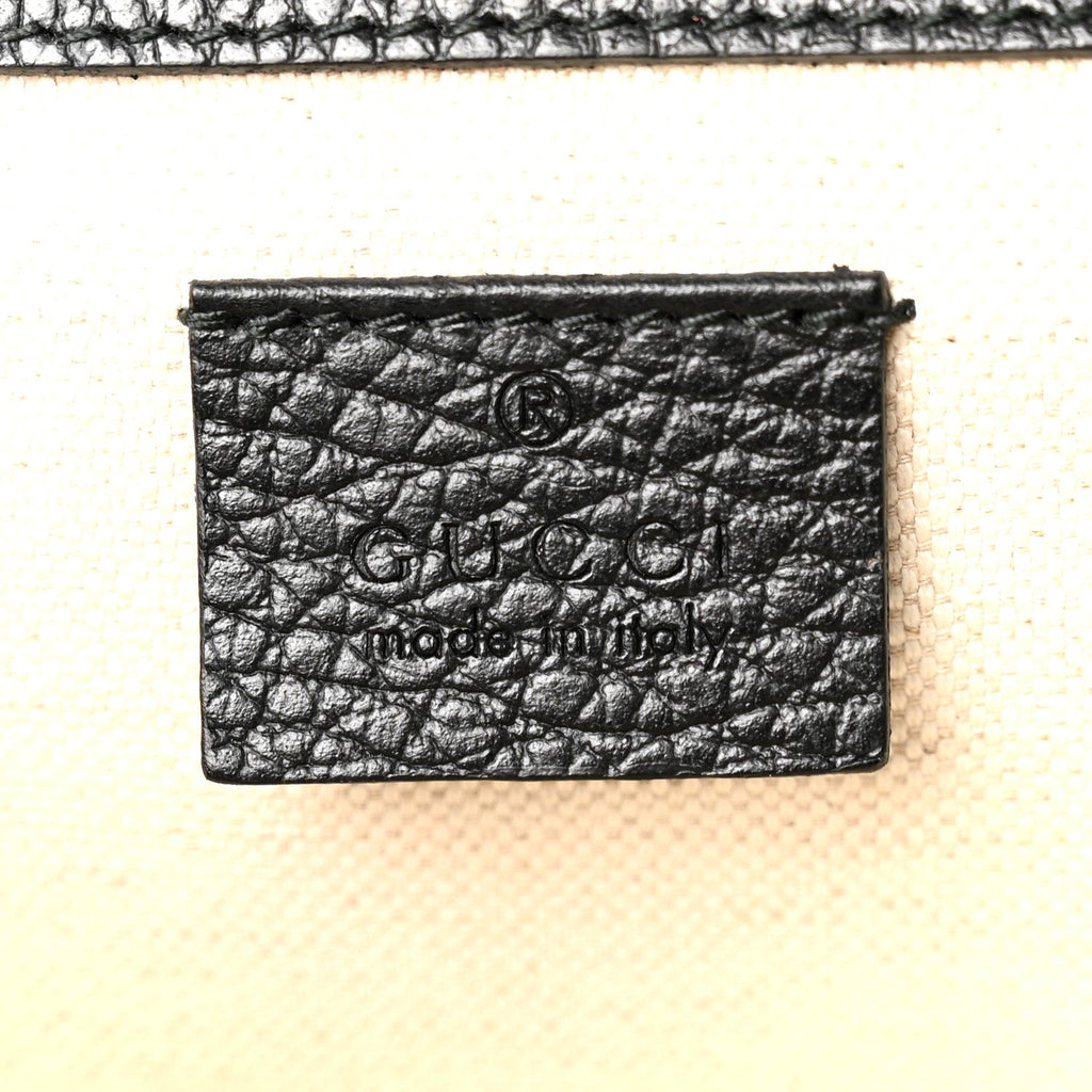 Pebbled Calfskin Small Dionysus Shoulder Bag Black