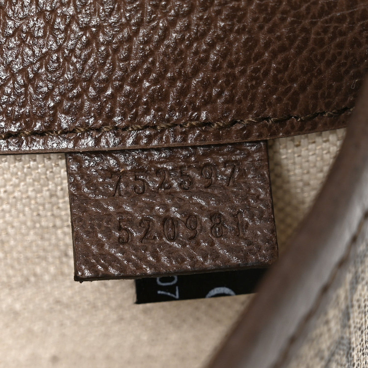 GG Supreme Monogram Web Small Ophidia Belt Bag Brown