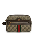 GG Supreme Monogram Web Small Ophidia Belt Bag 85 34 75 30 Dark Brown