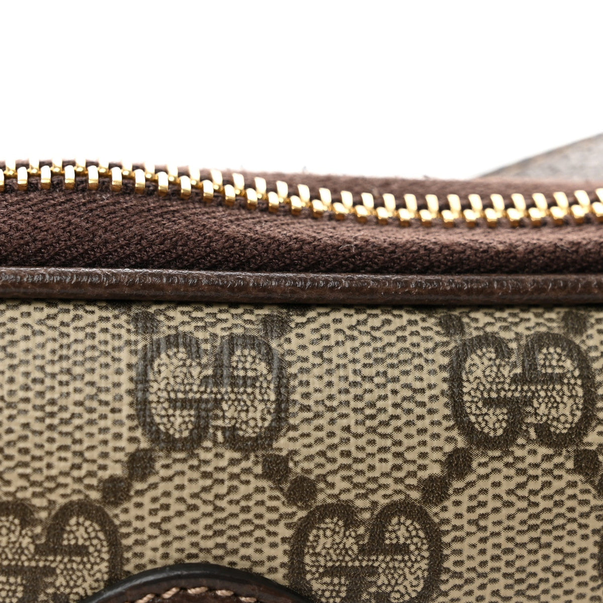 GG Supreme Monogram Web Mini Ophidia GG Bag Brown