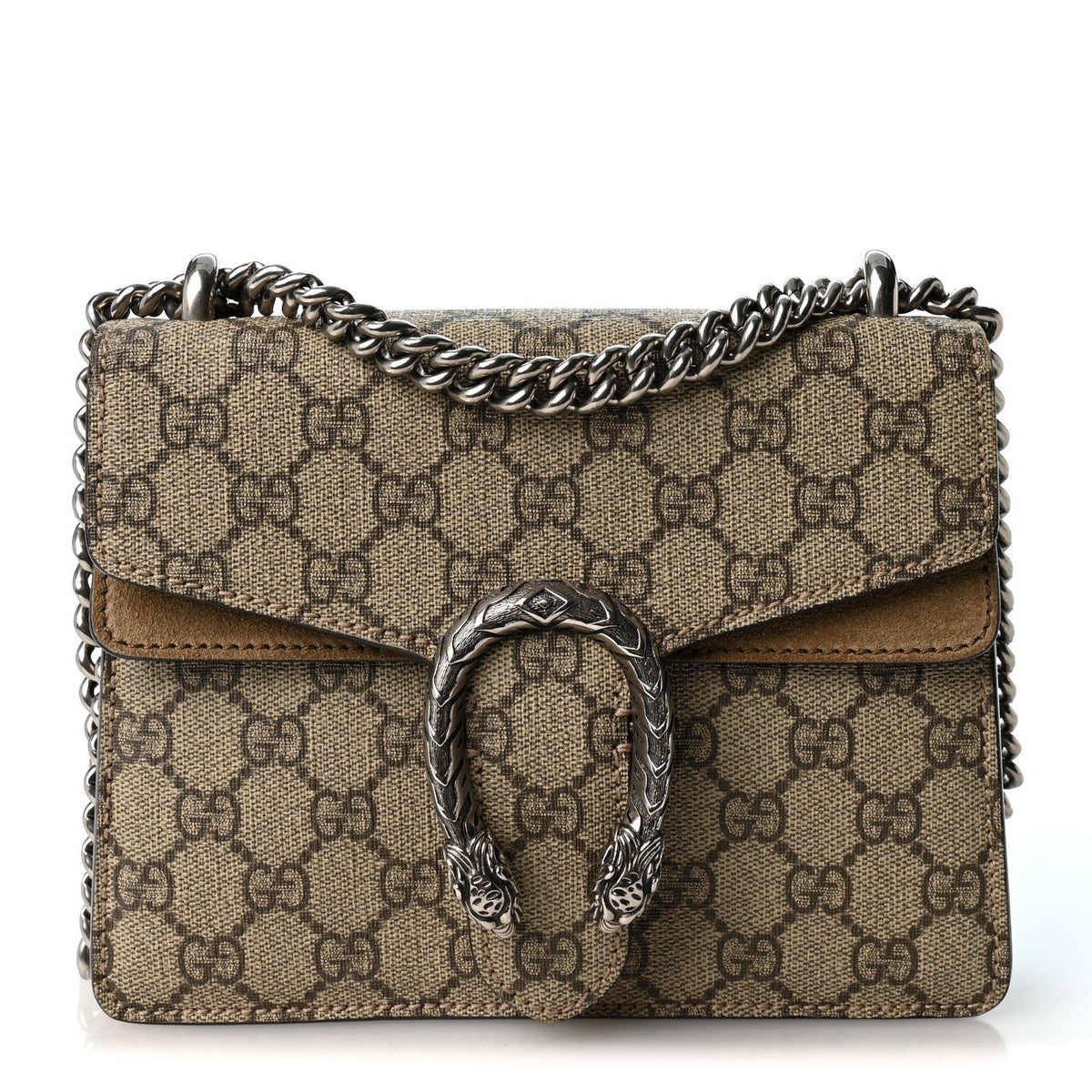 GG Supreme Monogram Mini Dionysus Shoulder Bag Taupe