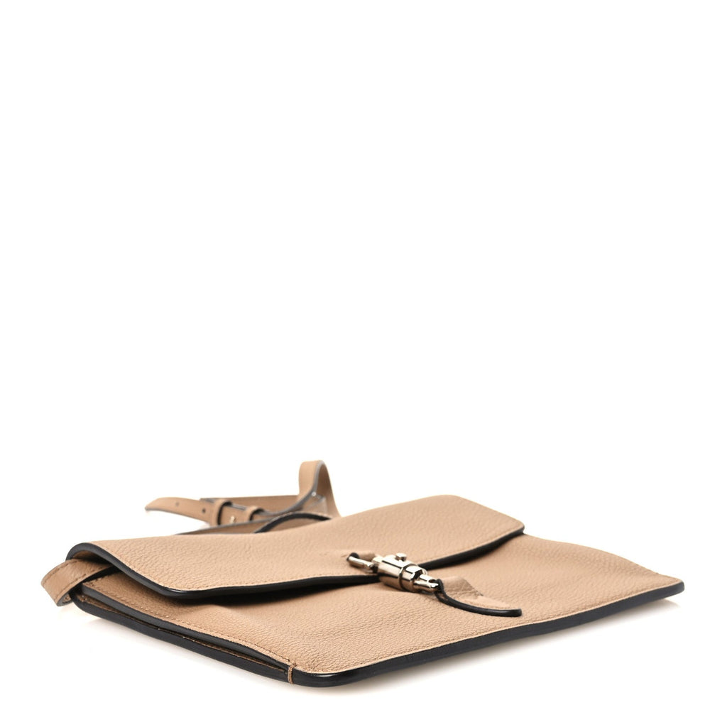 Grand Prix Calfskin Small Jackie Shoulder Bag Classic Camel