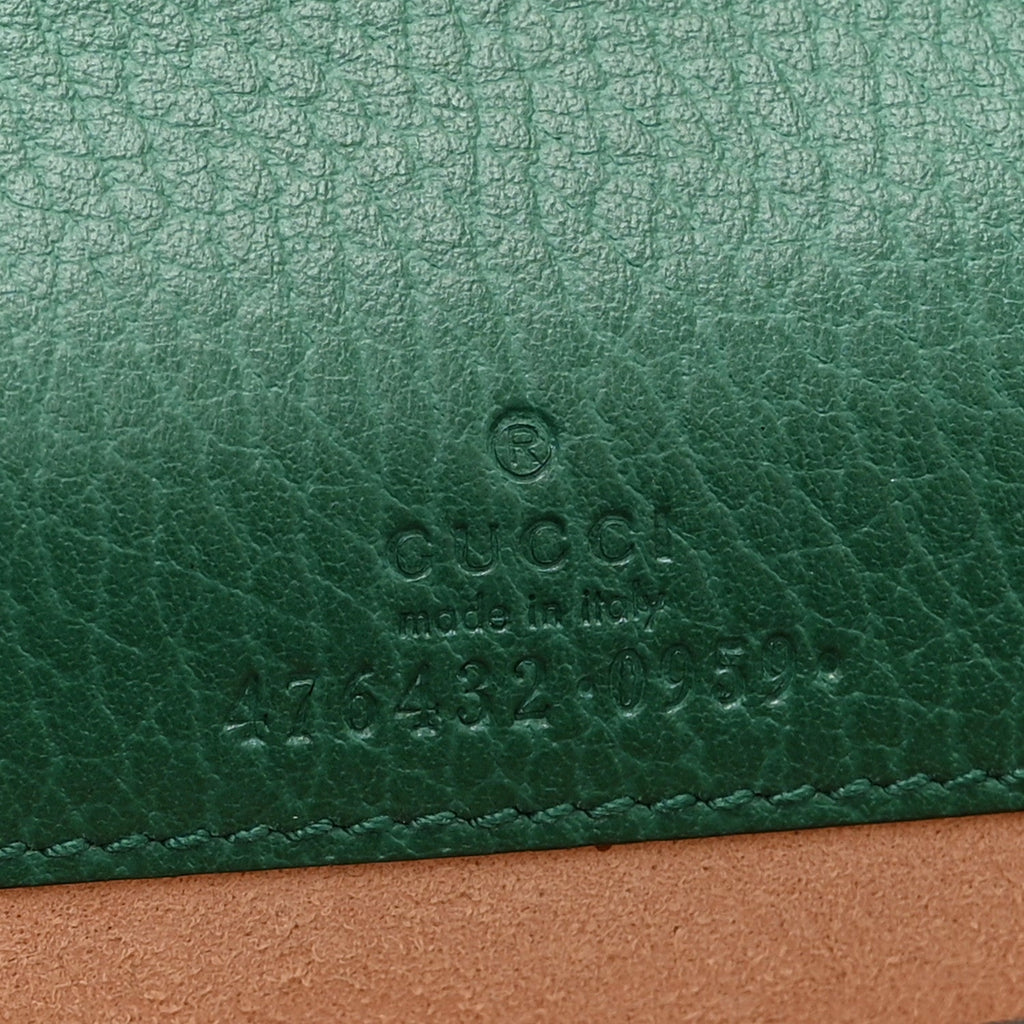 Calfskin Super Mini Dionysus Shoulder Bag Emerald