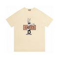 Gucci Collarless T-Shirt - Beige Premium Cotton Crewneck