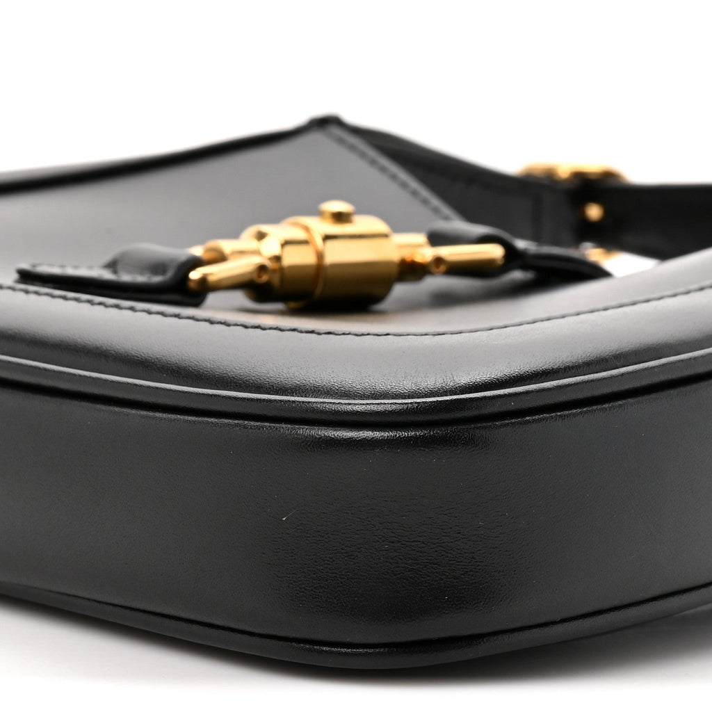 Boarded Dyana Lux Calfskin Mini Jackie 1961 Hobo Black