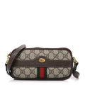 GG Supreme Monogram Web Mini Ophidia GG Bag Brown