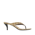 Gucci Vittoria Thong Mules Beige Women