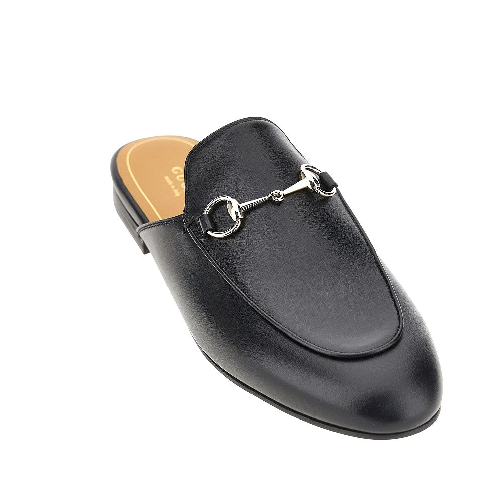 Gucci Princetown Leather Sabot Black Women