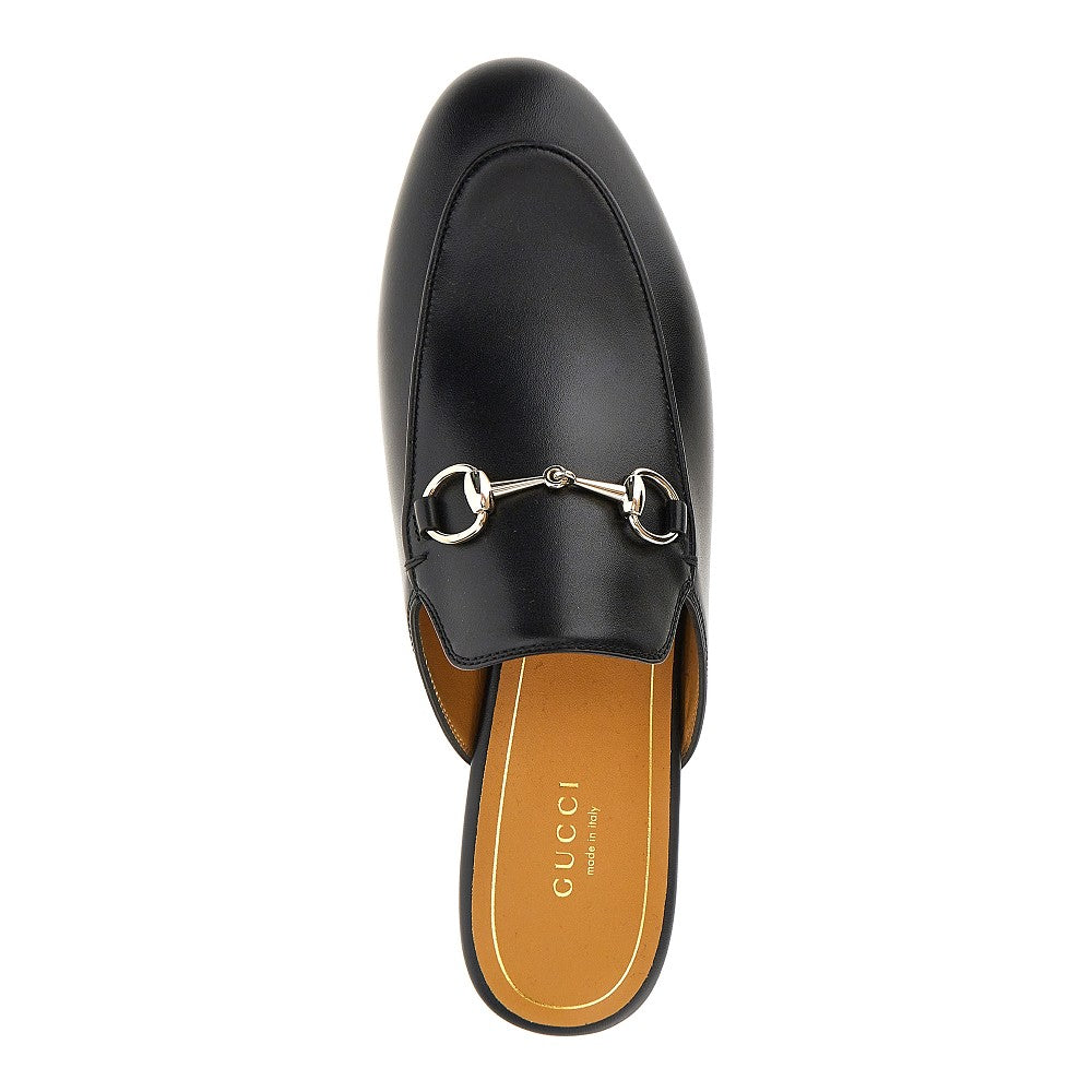 Gucci Princetown Leather Sabot Black Women