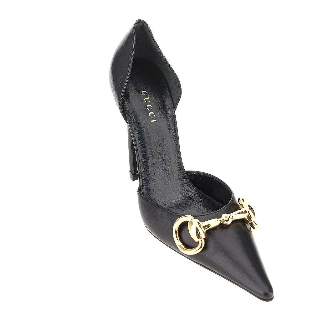 Gucci Boulevard Leather Pumps Black Women