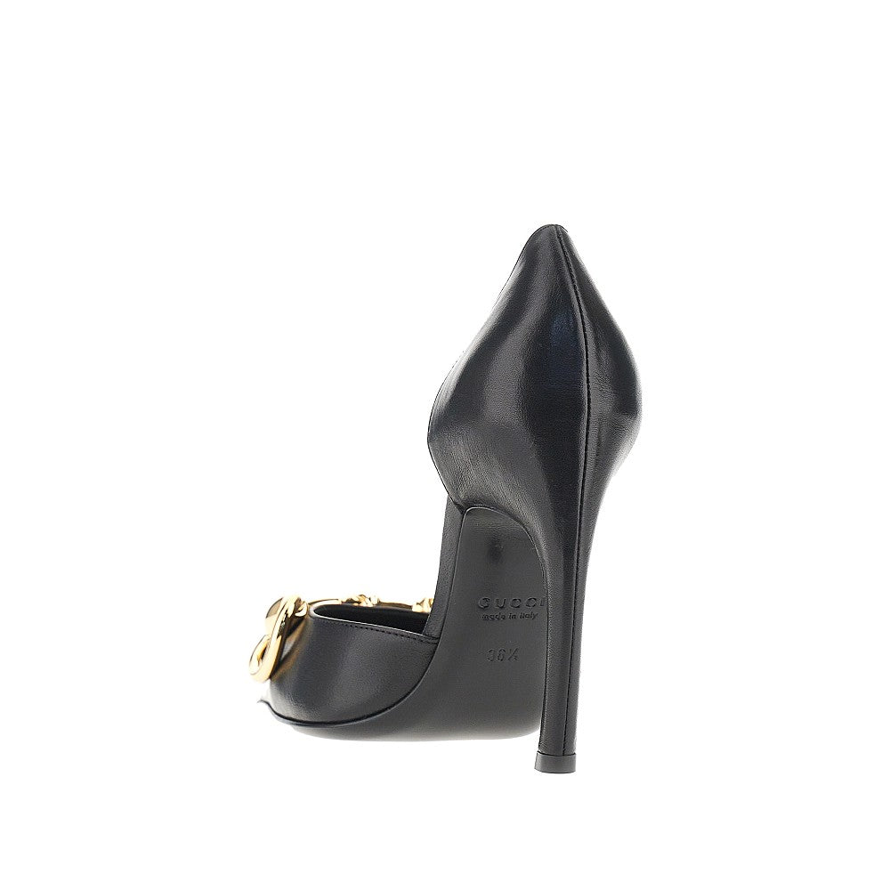Gucci Boulevard Leather Pumps Black Women