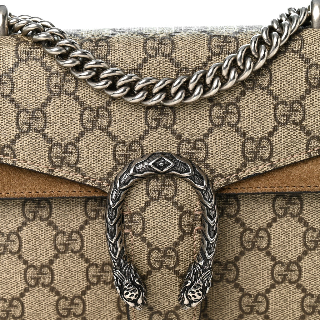 GG Supreme Monogram Mini Dionysus Shoulder Bag Taupe