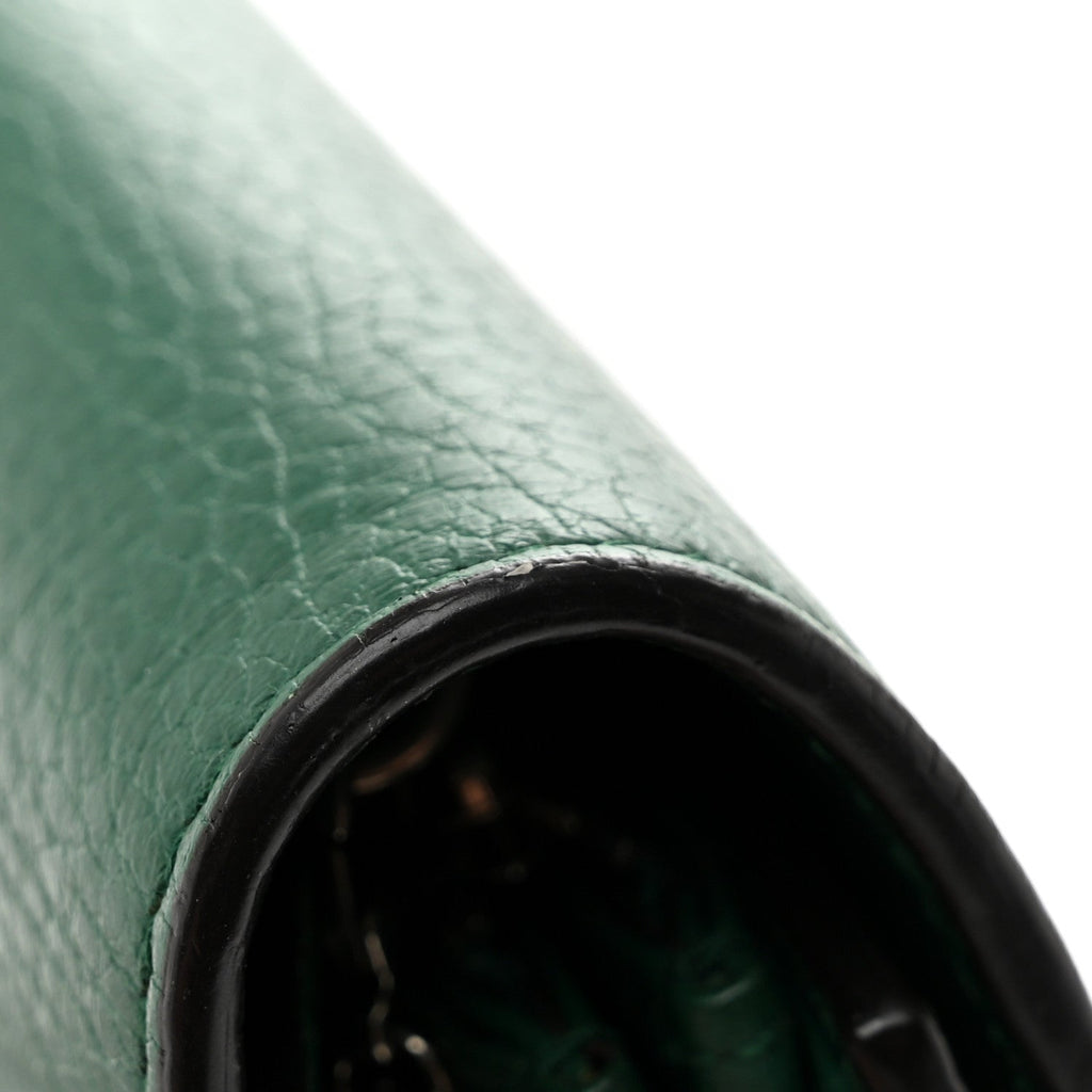 Calfskin Mini Dionysus Chain Wallet Emerald