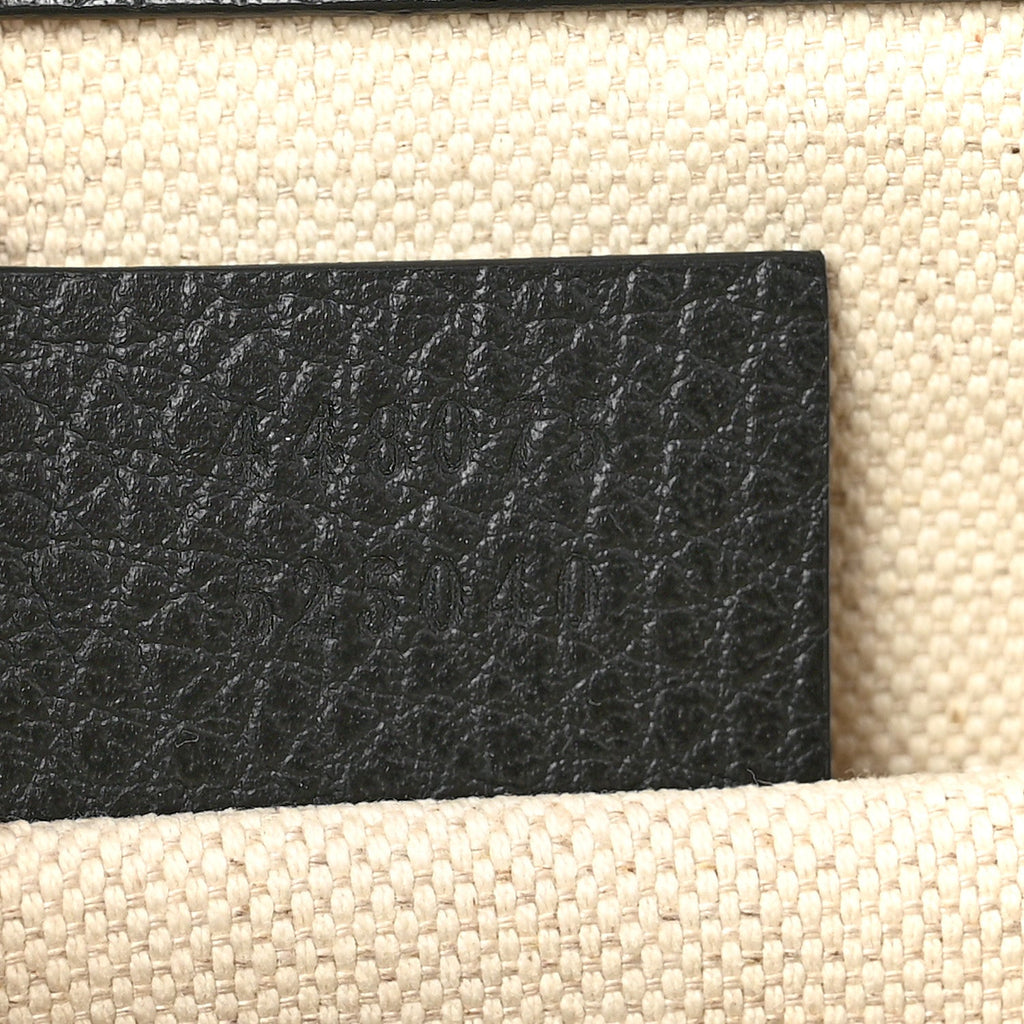 Dollar Calfskin Crystal Web Medium Dionysus Bamboo Top Handle Bag Black Black Diamond
