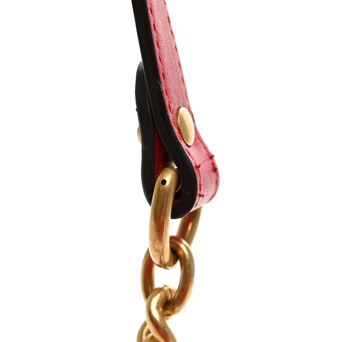 Velvet Matelasse Mini GG Marmont Shoulder Bag Hibiscus Red