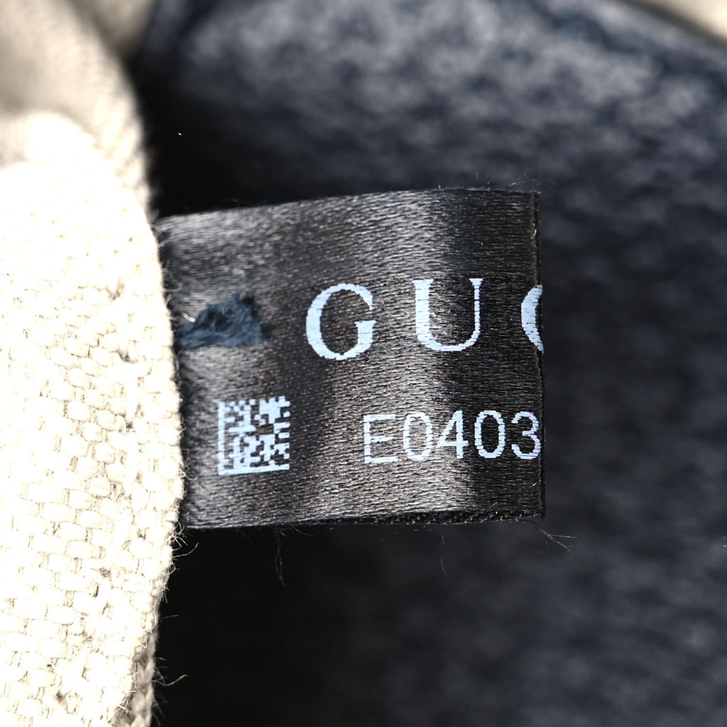 GG Supreme Monogram Textured Dollar Calfskin Web Small Ophidia GG Handbag Beige Blue