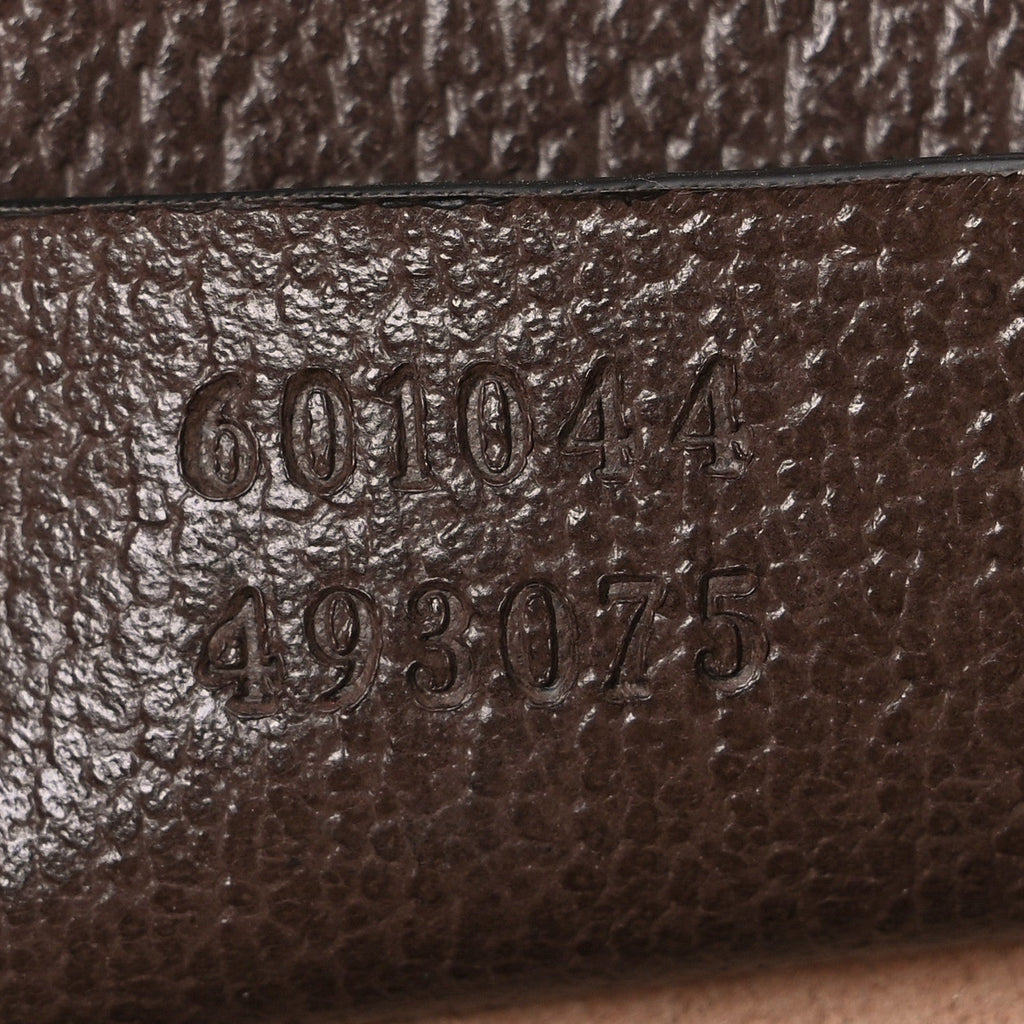 GG Supreme Monogram Web Small Ophidia Flap Messenger Bag Brown
