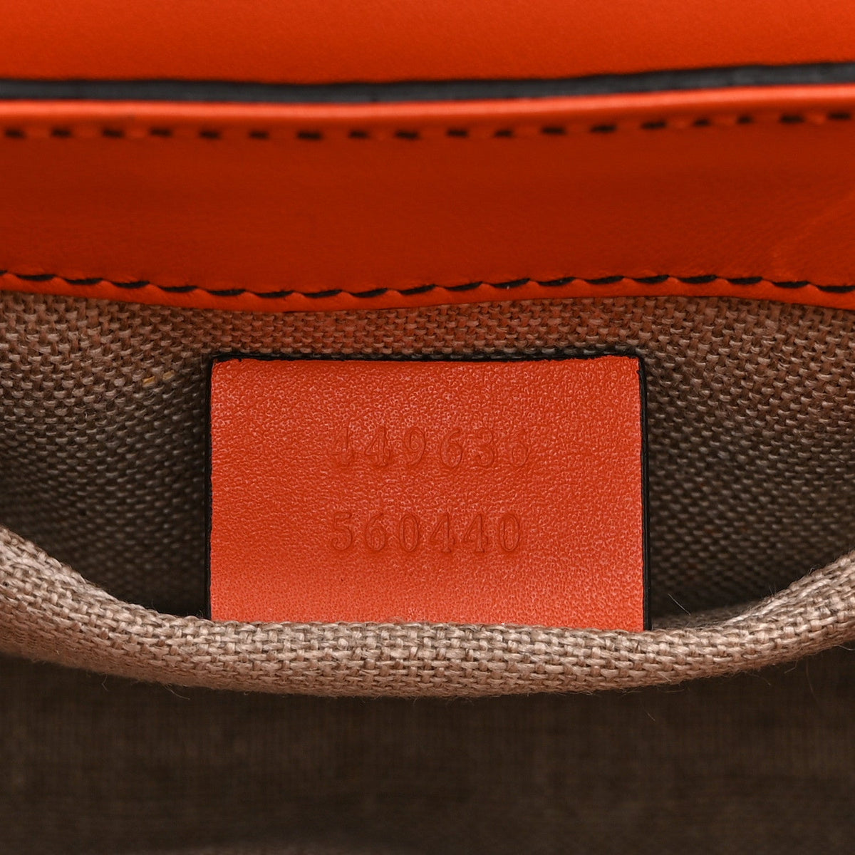 Soft Microguccissima Mini Emily Chain Shoulder Bag Sun Orange