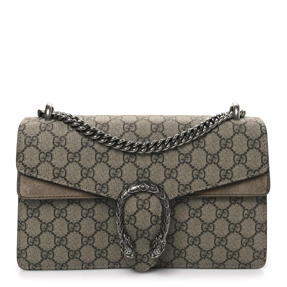 GG Supreme Monogram Small Dionysus Shoulder Bag Taupe