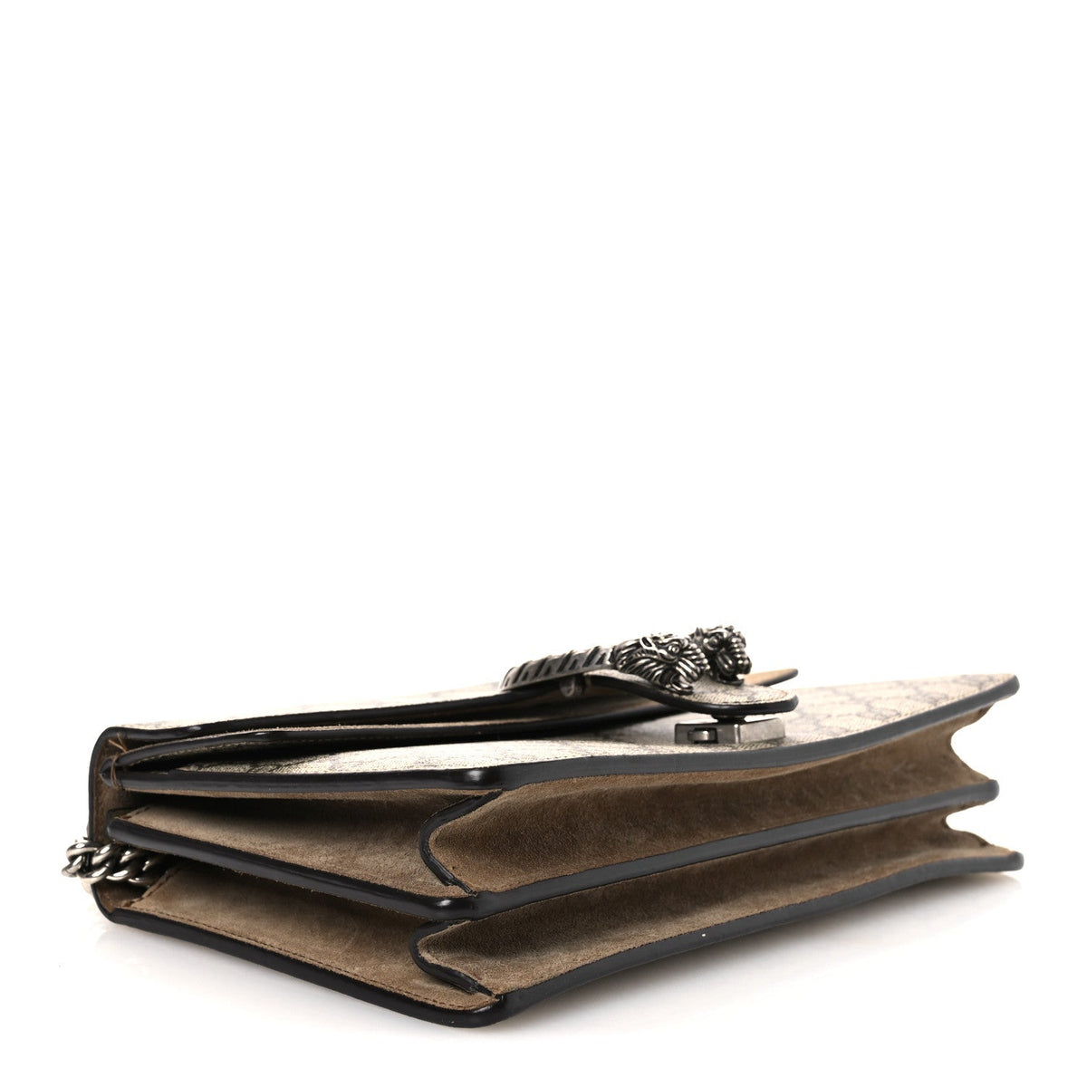 GG Supreme Monogram Small Dionysus Shoulder Bag Taupe