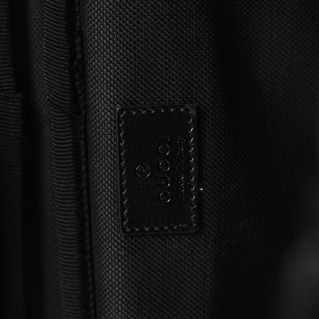 GG Supreme Monogram Four Wheel Suitcase Black Grey