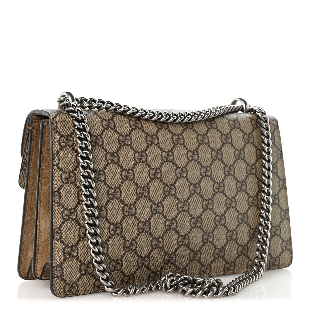 GG Supreme Monogram Small Dionysus Shoulder Bag Taupe