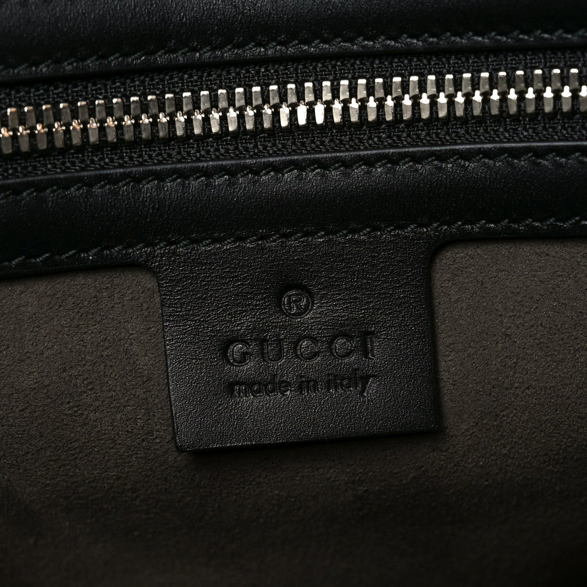 GG Supreme Monogram Selleria Calfskin Medium Duffle Beige Ebony Black